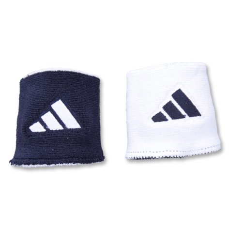 adidas Interval Reversible Wristband - Navy/White