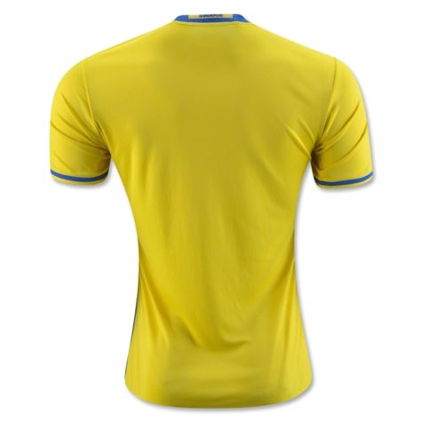 adidas Sweden 2016 Home Soccer Jersey