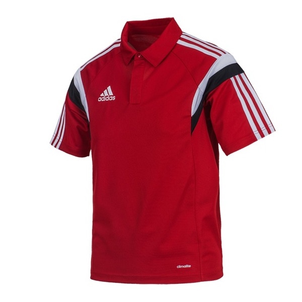 adidas Condivo 14 CL Polo - Red | Soccer Unlimited USA